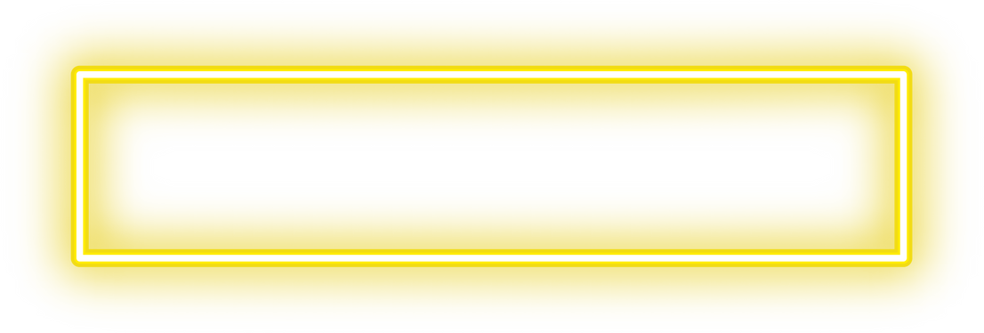 Yellow Neon Rectangle Frame